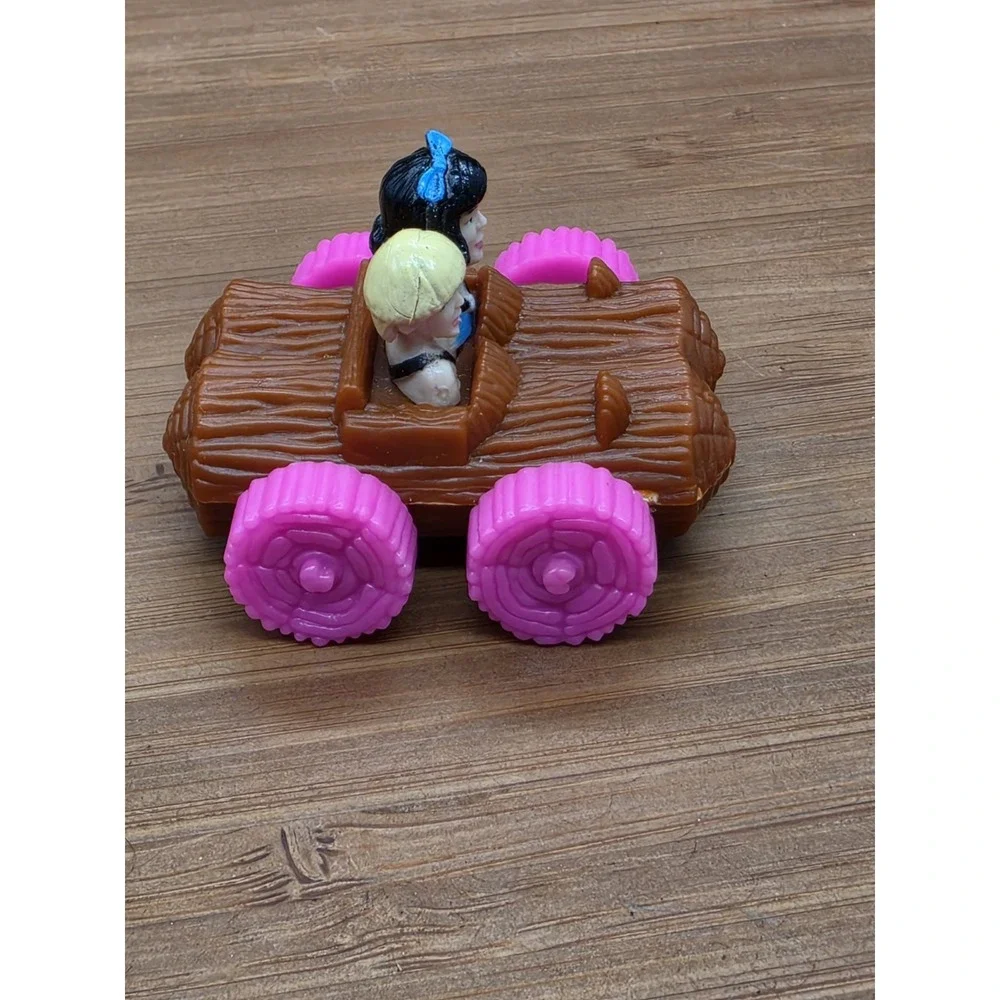 1993 The Flintstones Movie McDonald's Toy Betty & Bam Bam Car Collectible